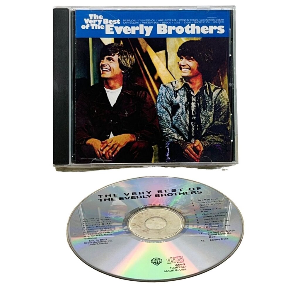 The Very Best of the Everly Brothers CD Pop Rock 12 Songs BMG Bye Love Lucillle
